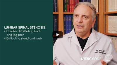 Lumbar Spinal Stenosis & New 3-D Spacer Treatment – Ronald Kloc, DO